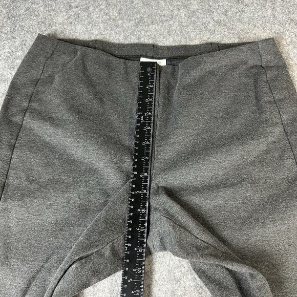 J Jill Ponte Leggings Womens XL Heather Gray Stretch Career Pull On Pant - Picture 6 of 9